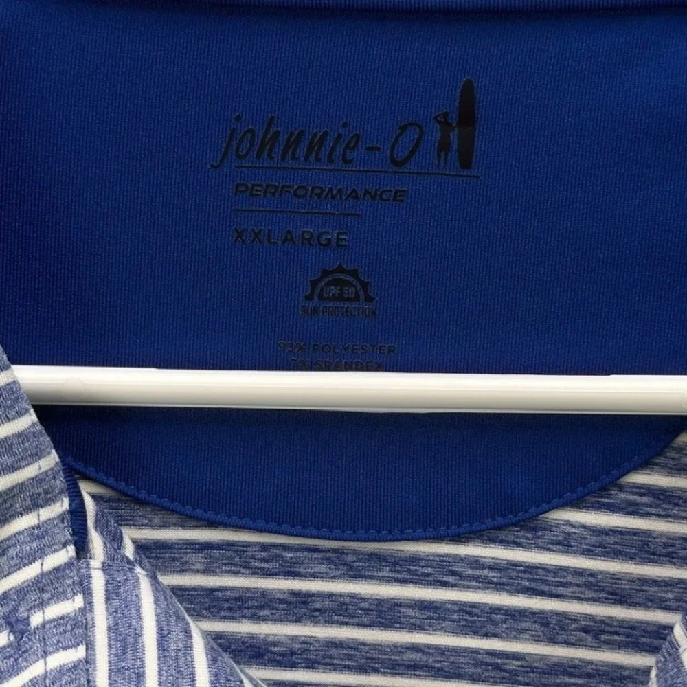 Johnnie-O Mens XXL Cincinnati Reds Performance Polo Shirt Short Sleeve Golf - Picture 5 of 11